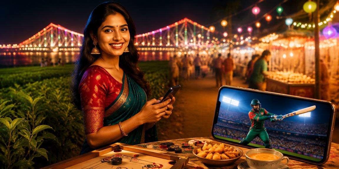 বরিশালের চা বাগানে ক্রিকেট বেটিং করছেন একজন ব্যবহারকারী