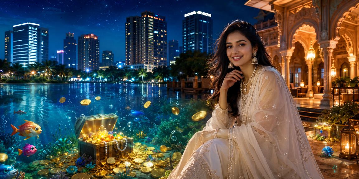 ঢাকায় ফিশিং গেম খেলছেন বাংলাদেশি মডেল মোবাইল প্ল্যাটফর্মে