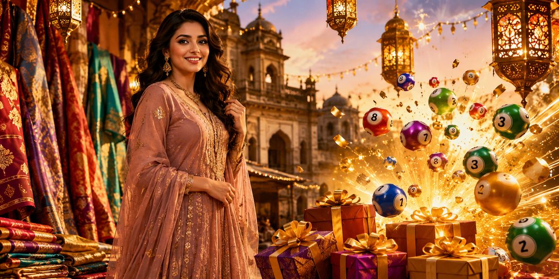 রাজশাহীতে ঈদ উৎসবে লটারি ভাউচার রিডিম করছেন ব্যবহারকারী